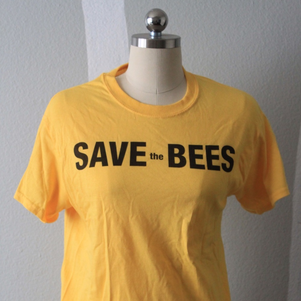 Mustard Yellow- "Save the Bees" Shirt