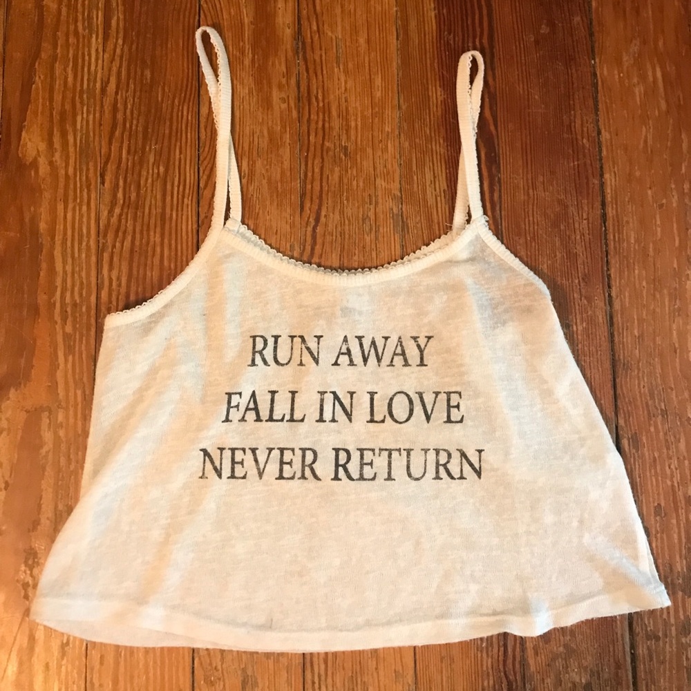 Cropped tank top