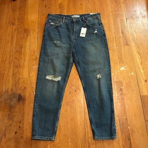 TOPSHOP- MOTO Authentic Ripped Hayden Jeans