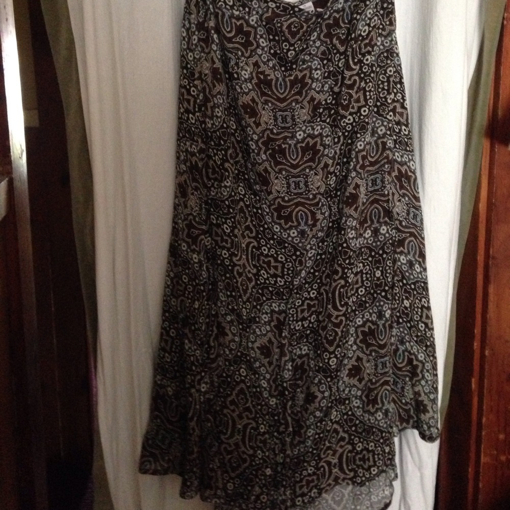 Silk skirt