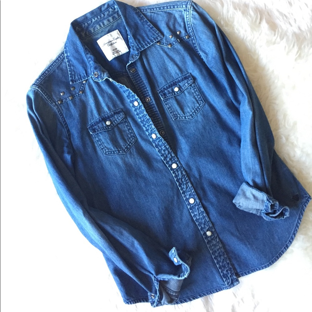 American Eagle Denim Shirt