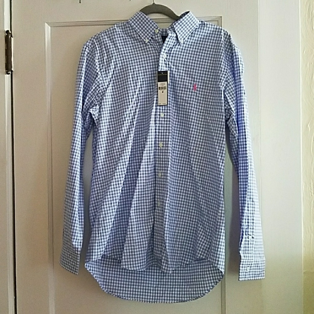 Ralph Lauren Men's long sleeved collared shirt