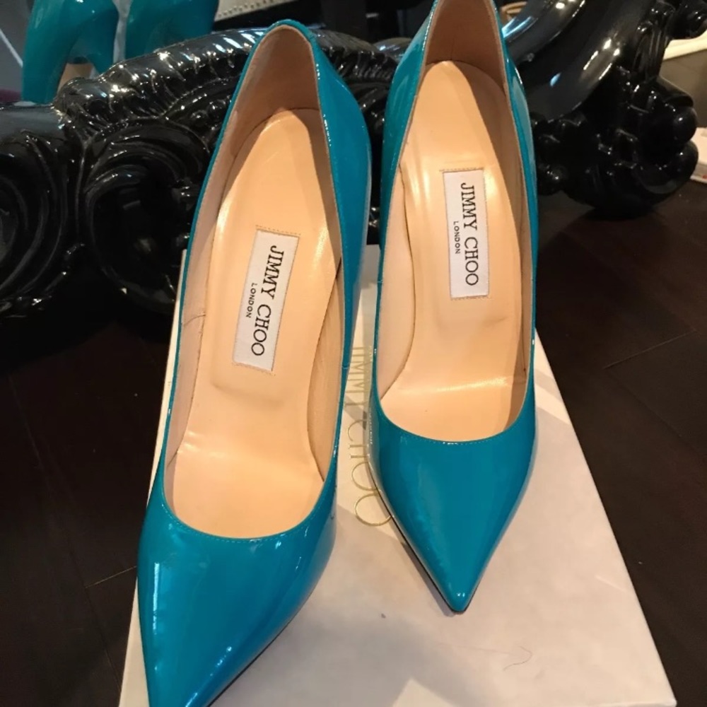 Turquoise Jimmy Choo Pump
