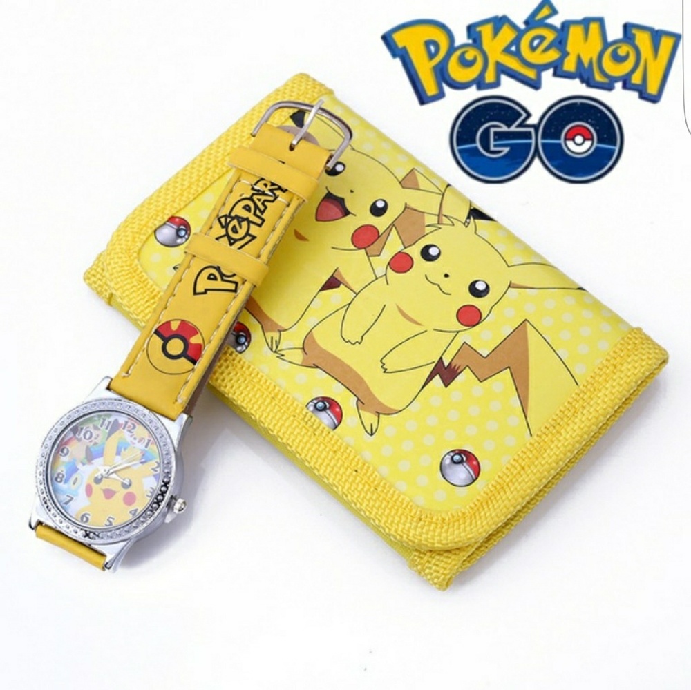 Pokemon Go wallet and watch set.