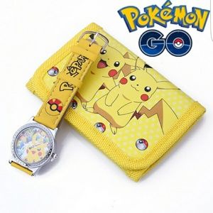 Pokemon Go wallet and watch set.