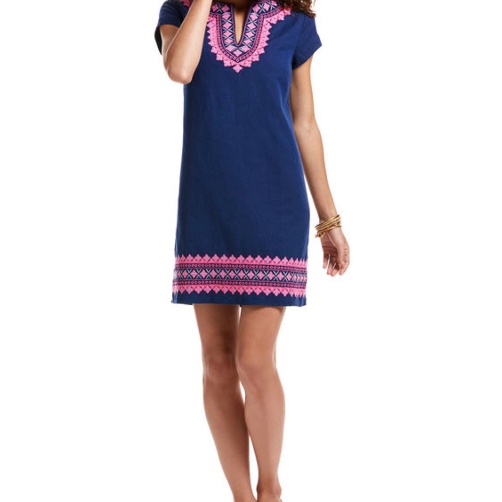 Vineyard Vines Embroidered Tunic Dress
