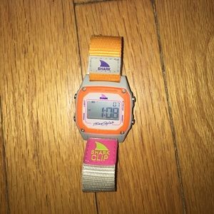 Free Style Shark Watch Orange and Pink