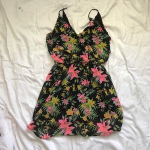 Fun tropical printed dress