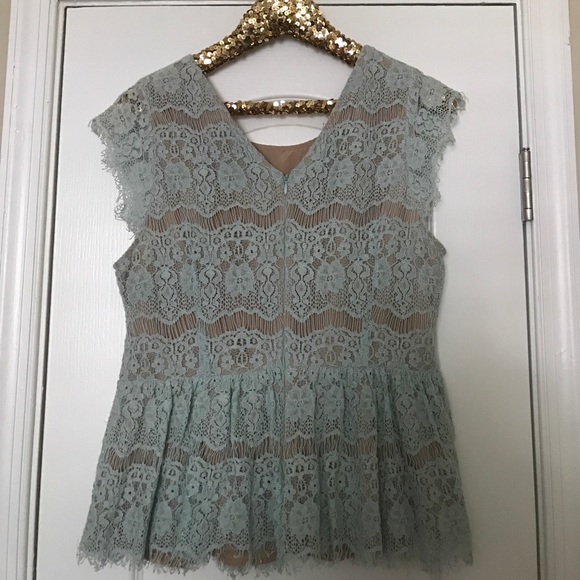 Anthropologie lace peplum top - Picture 3 of 3