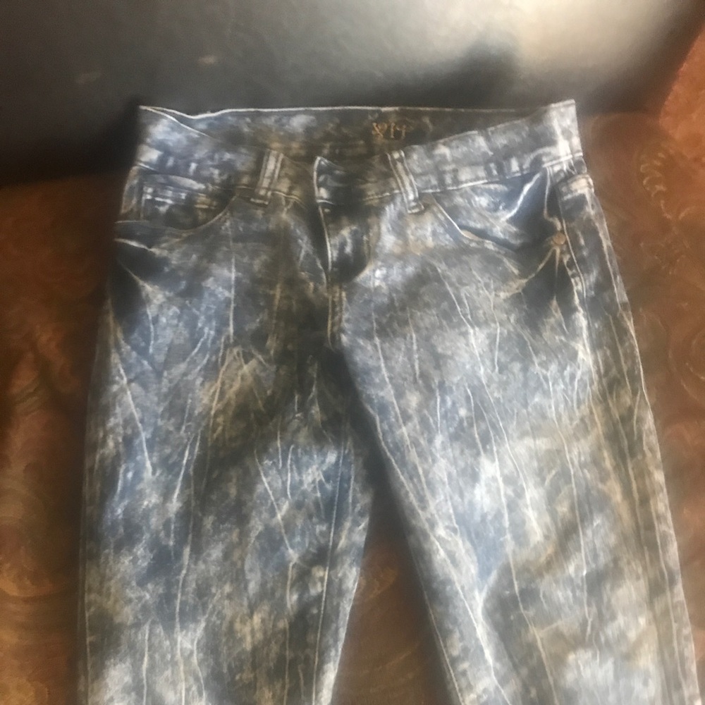 Denim blue jeans