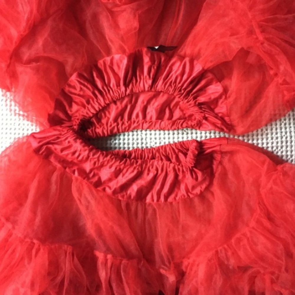 2 RED HUGE TUTUS