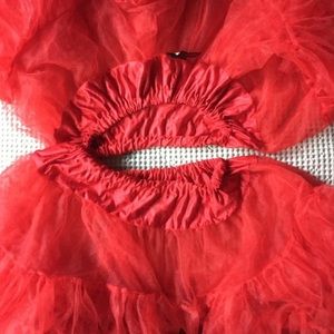 2 RED HUGE TUTUS