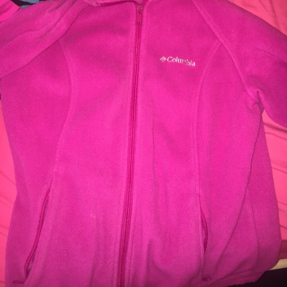 fuschia columbia jacket