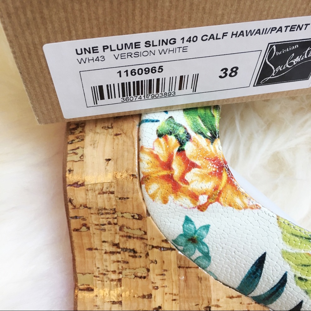 BNIB Christian Louboutin wedge 140 - Picture 5 of 5