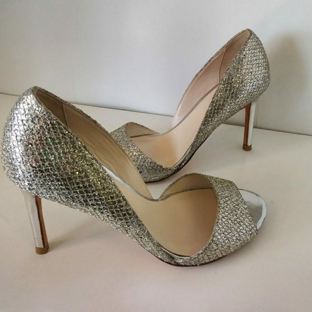 Chaussures Cole Haan Carma OT Air Pump - Noir Verni, Talons, Bout Ouvert - Taille 7.5 Femme, Excellent état