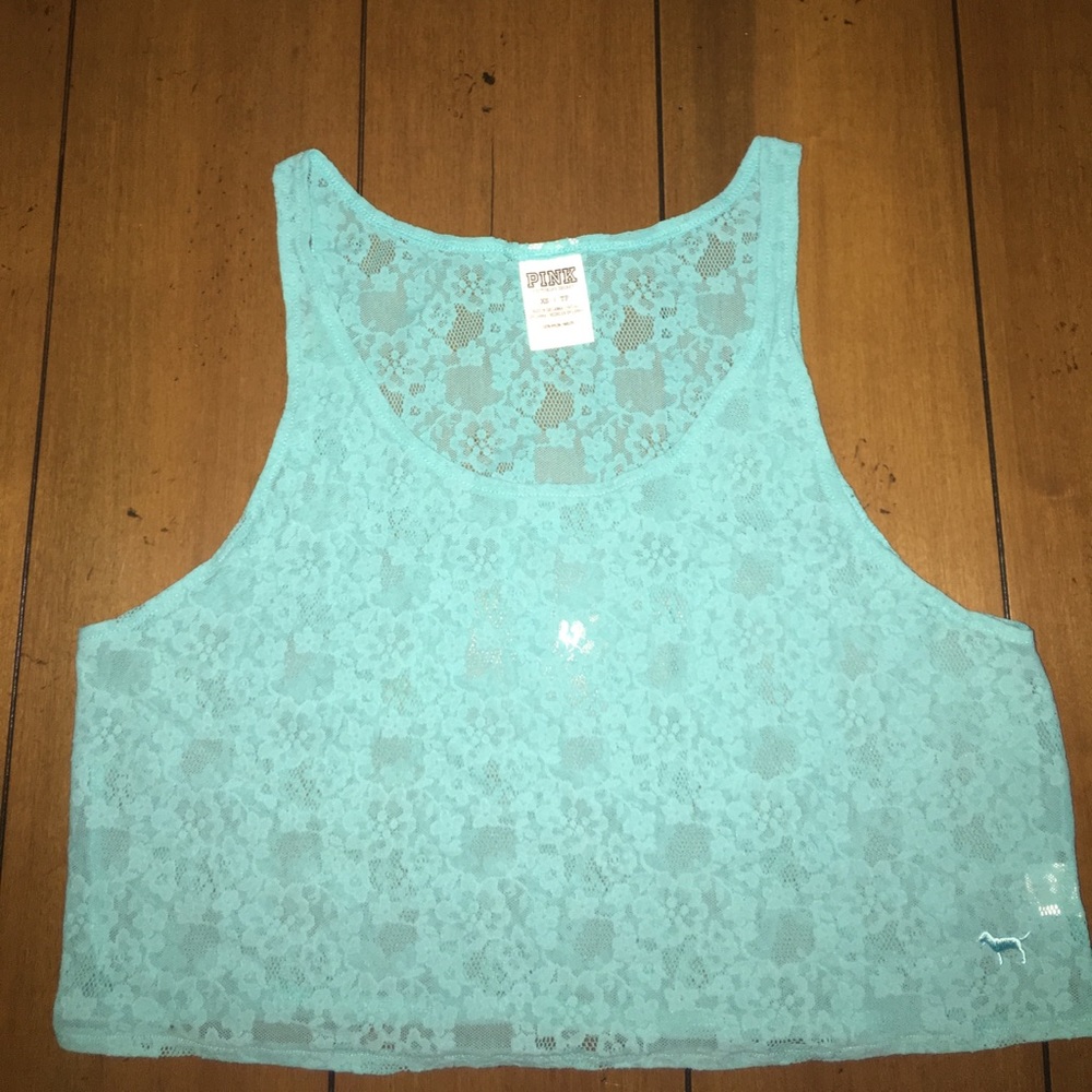 VS Pink Lace tank top
