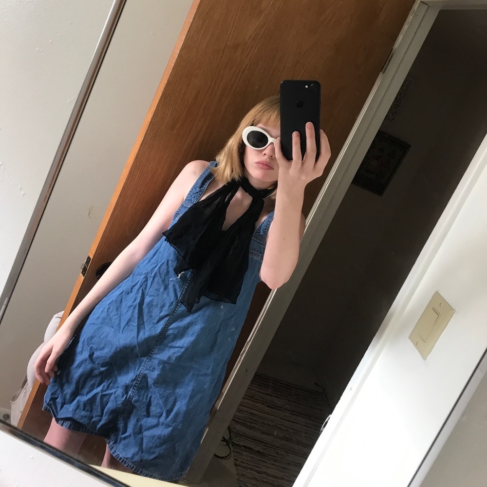 Jean dress urban outfitters