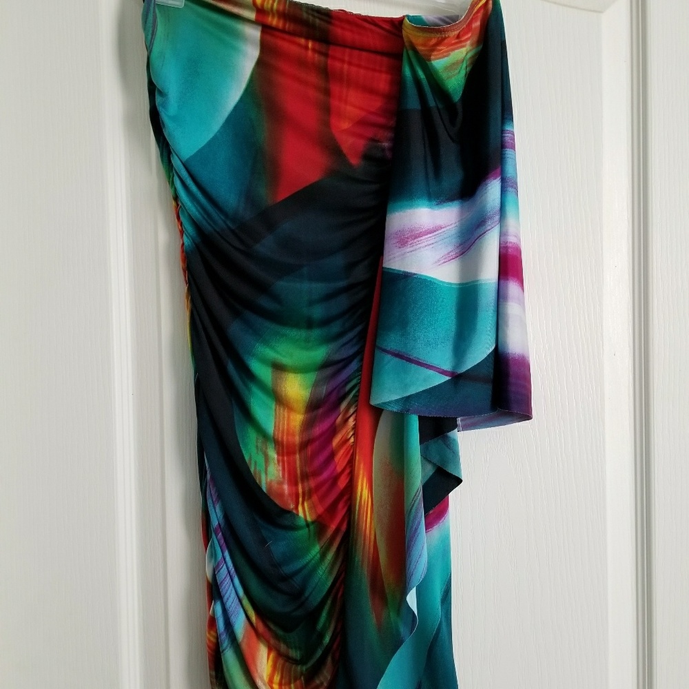 One shoulder dress