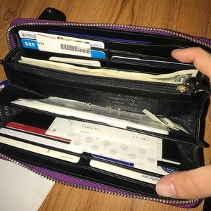 Rainer Lane Baja Rose Iridescent Lacey Wallet