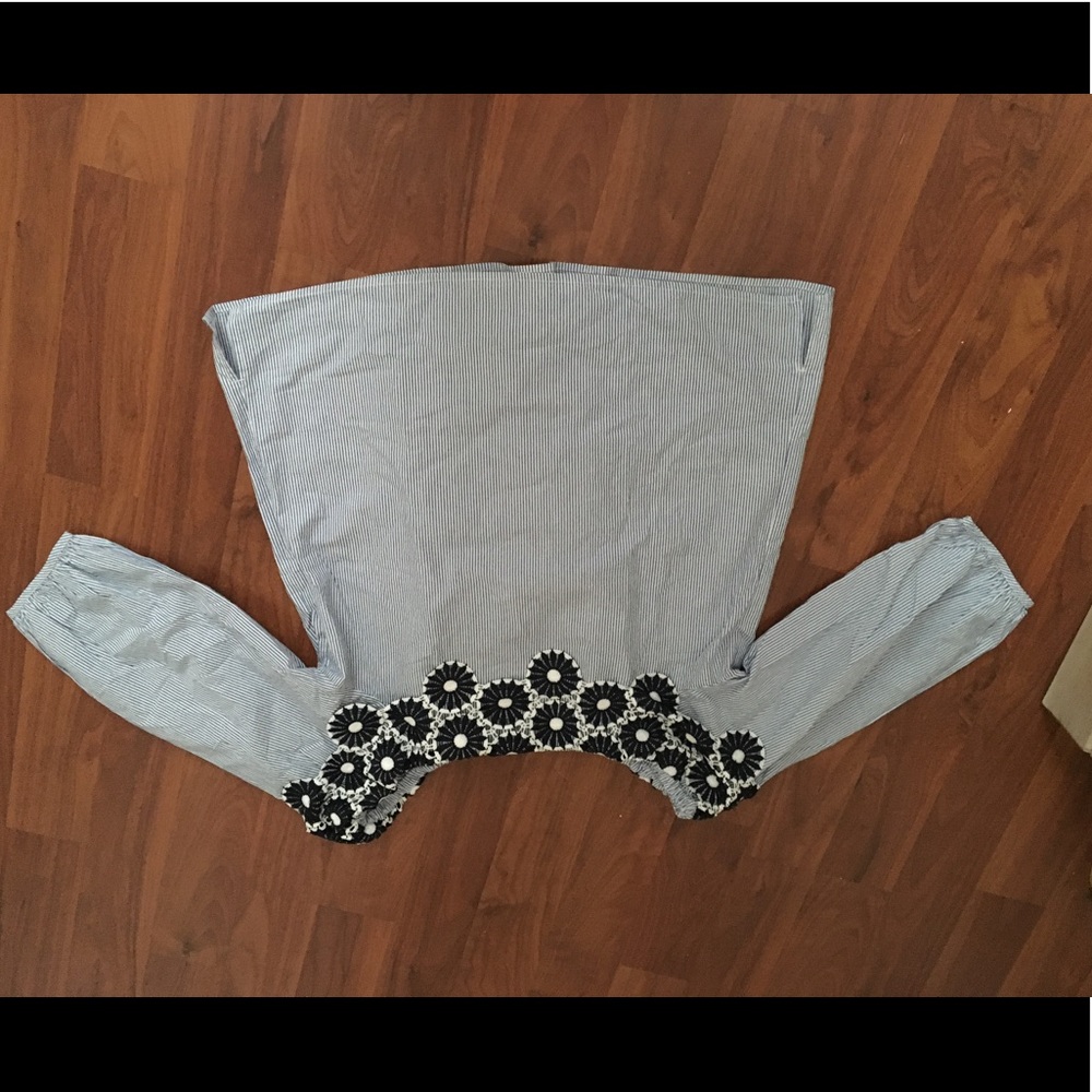 Loft off the shoulder top