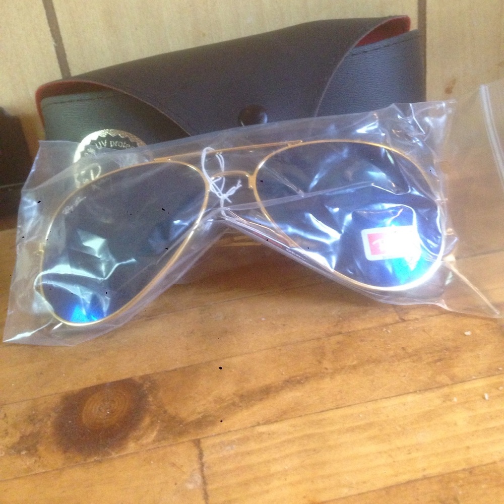 Blue flash Ray ban