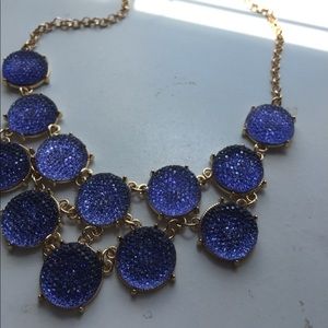 Charming Charlie's gold/purple necklace
