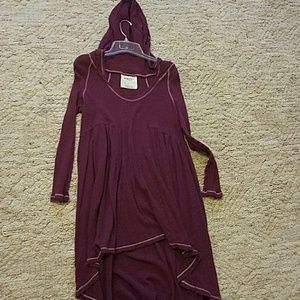 Free People hooded dress