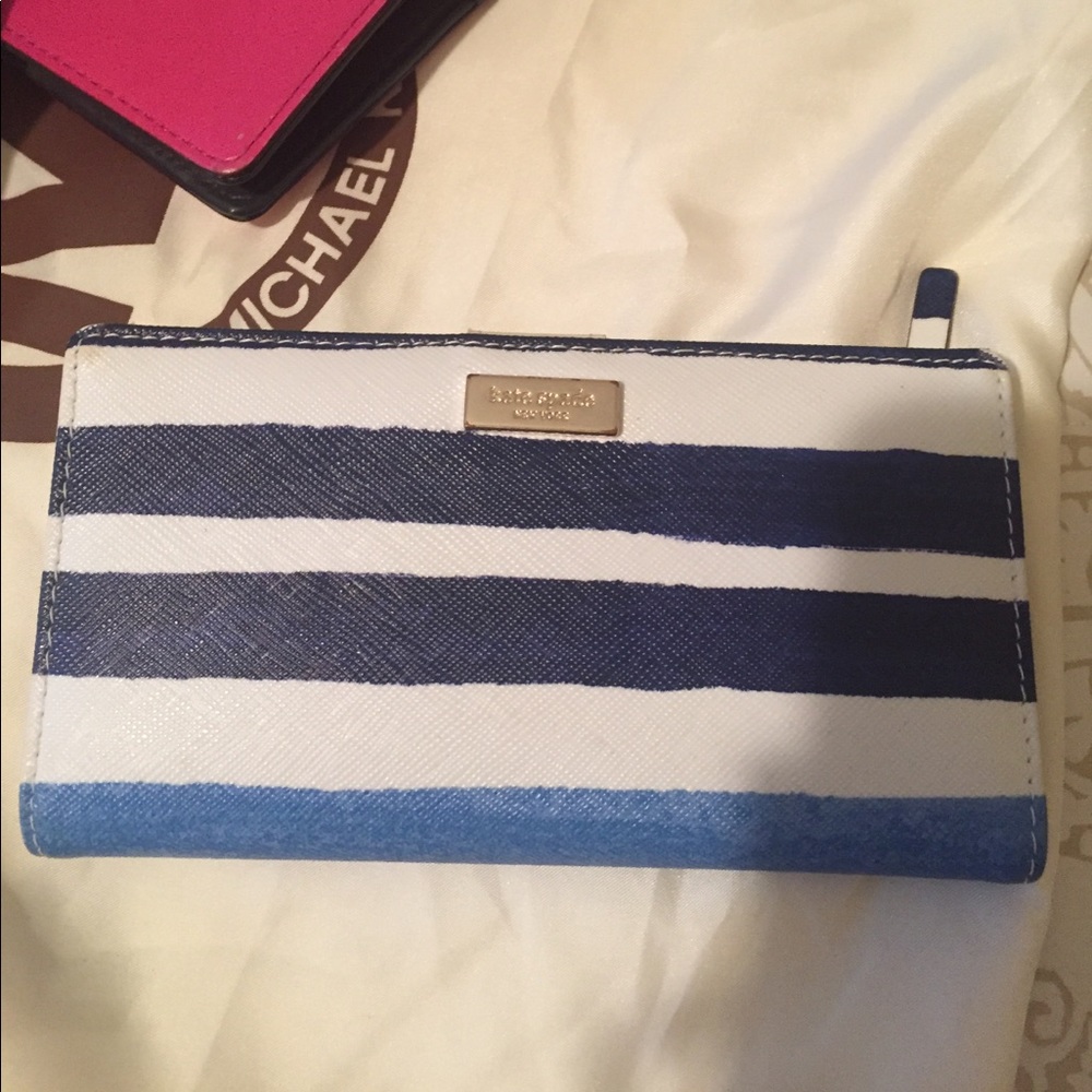 Kate spade striped wallet
