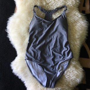 Dove Gray One Piece Swimsuit
