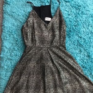 Gold and silver shimmer dress