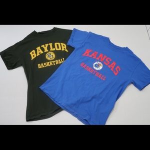 Lot of 2 College basketball Shirt