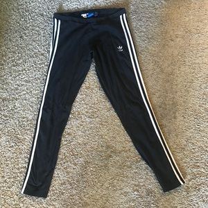 Adidas Originals Logo-Striped Leggings