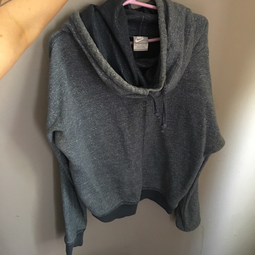 NIKE cowl neck hoodie