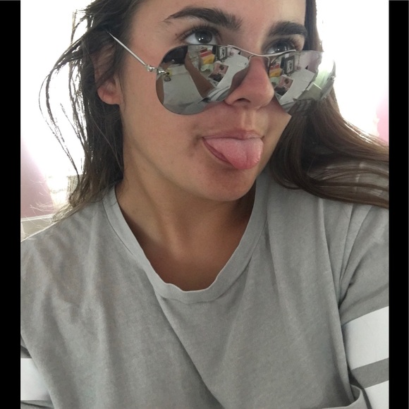 Mirrored aviator sunglasses - Picture 1 of 4