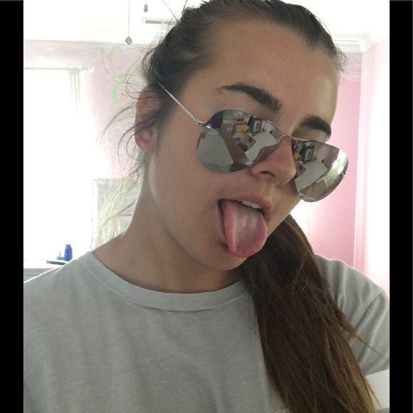 Mirrored aviator sunglasses - Picture 3 of 4