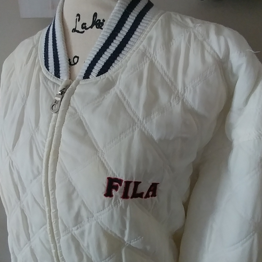 Vintage Fila Men's Quilted Jacket