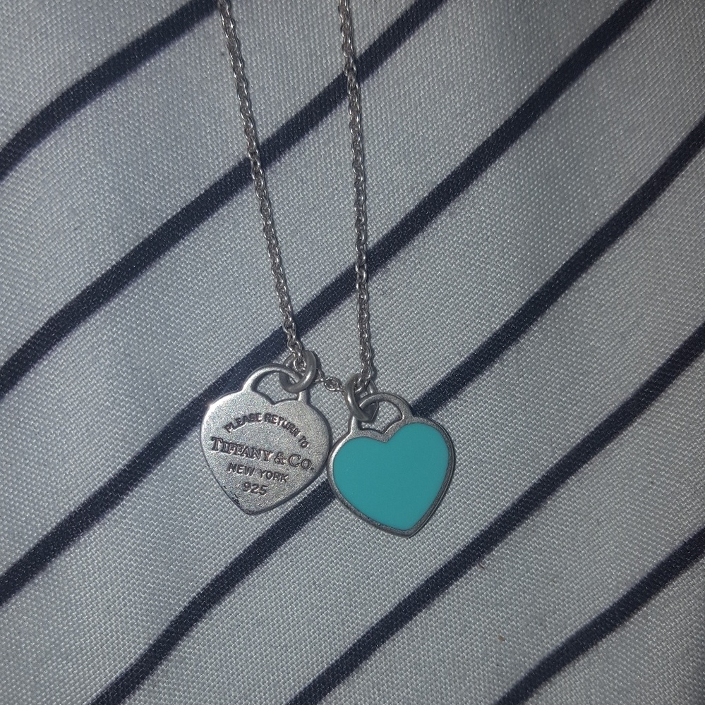 Tiffany blue heart necklace