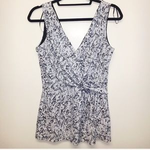 Faux Wrap Front Shell Top