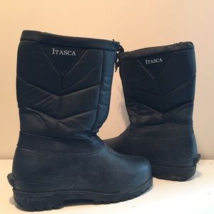 Itasca black snow boots women