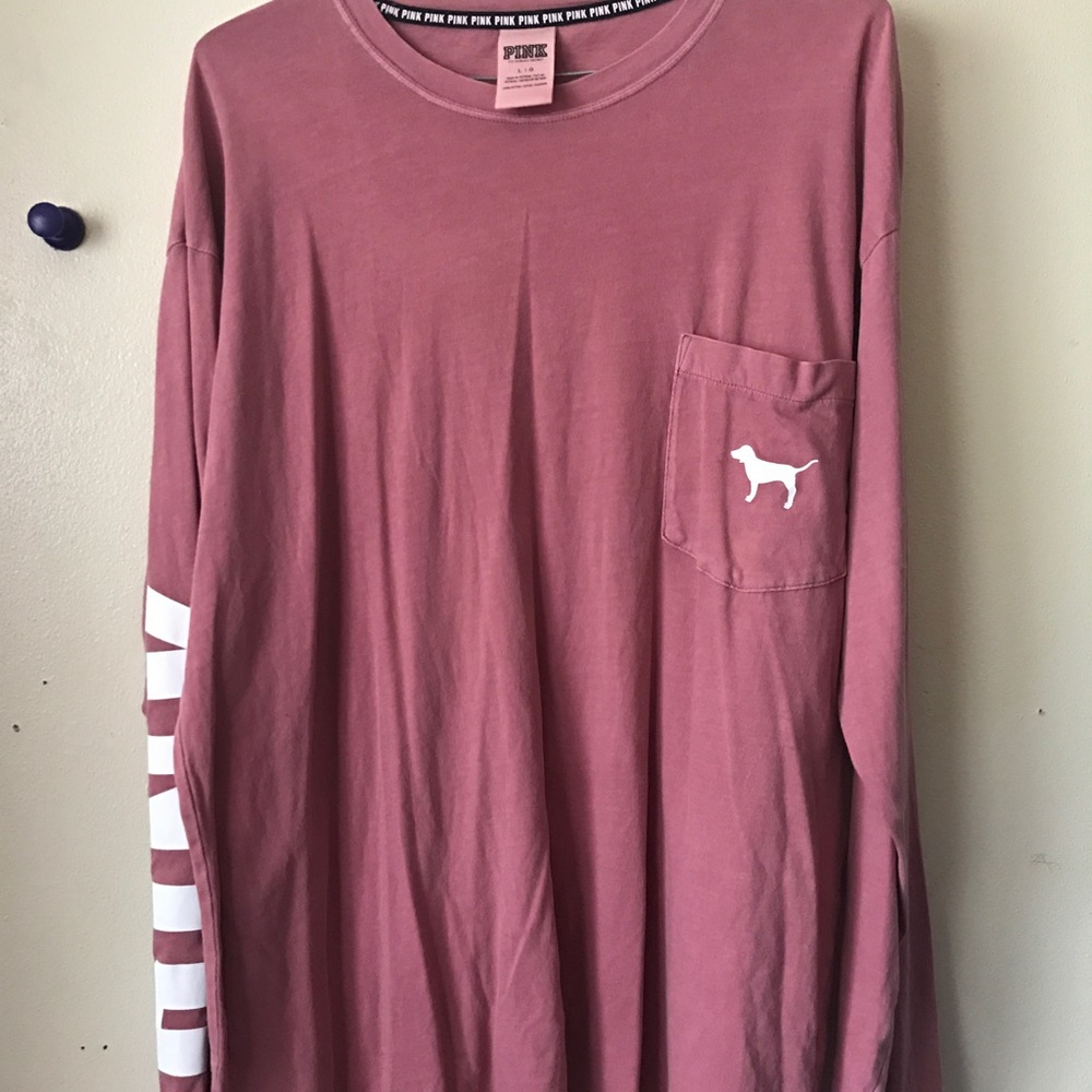 Pink Long-Sleeved Shirt