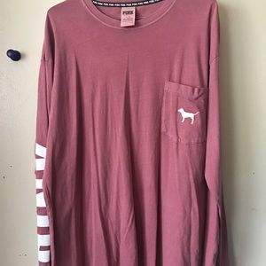 Pink Long-Sleeved Shirt
