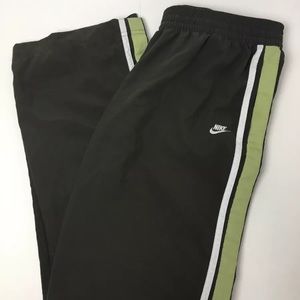 Men's NIKE Green Athletic Gym Sweat Pants Size M