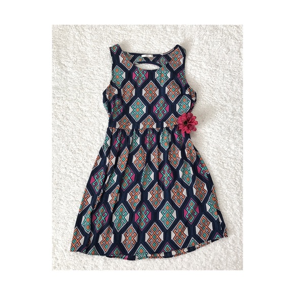 Modcloth Dresses & Skirts - Mai Tai Modcloth Printed Fit Flare Dress Open Back