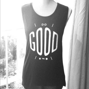 DO GOOD// Luxe Cotton Racerback Statement Tank ❤️