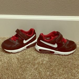 Nike shoes toddler size 9 black red