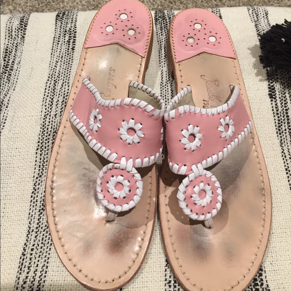 Pink Jack Roger Sandals