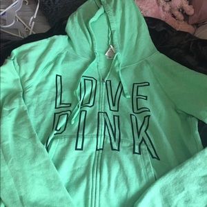 Green LOVE PINK Jacket