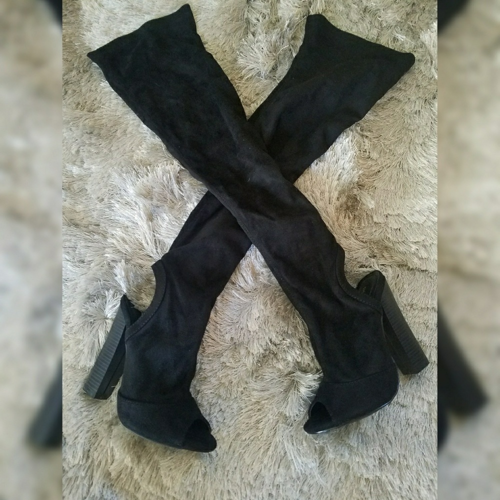 💥Final Price!!💥 Open toed-Knee High boots
