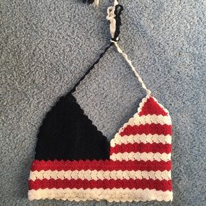 Rue21 American flag crop top