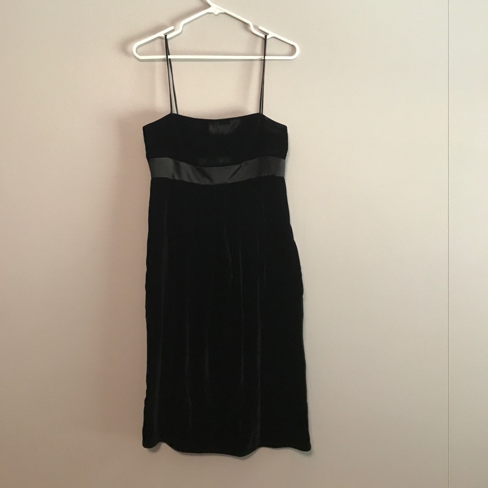 Velvet Armani black dress